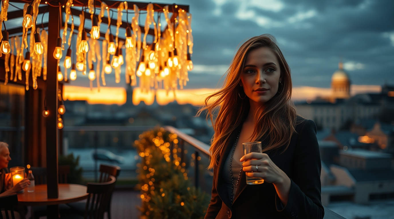 Искусство оживленных световых занавесов