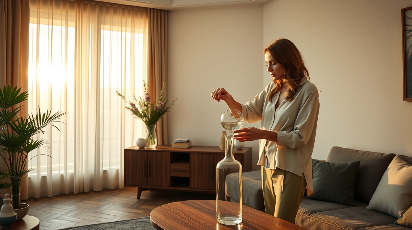 Стеклянные вазы